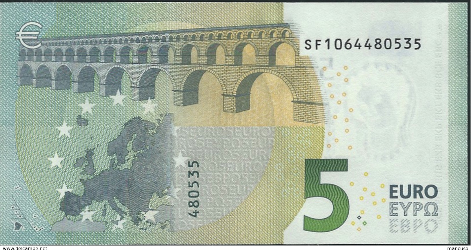 &euro; 5 ITALY  SF S006 A1 Charge "06"  DRAGHI  UNC - 5 Euro