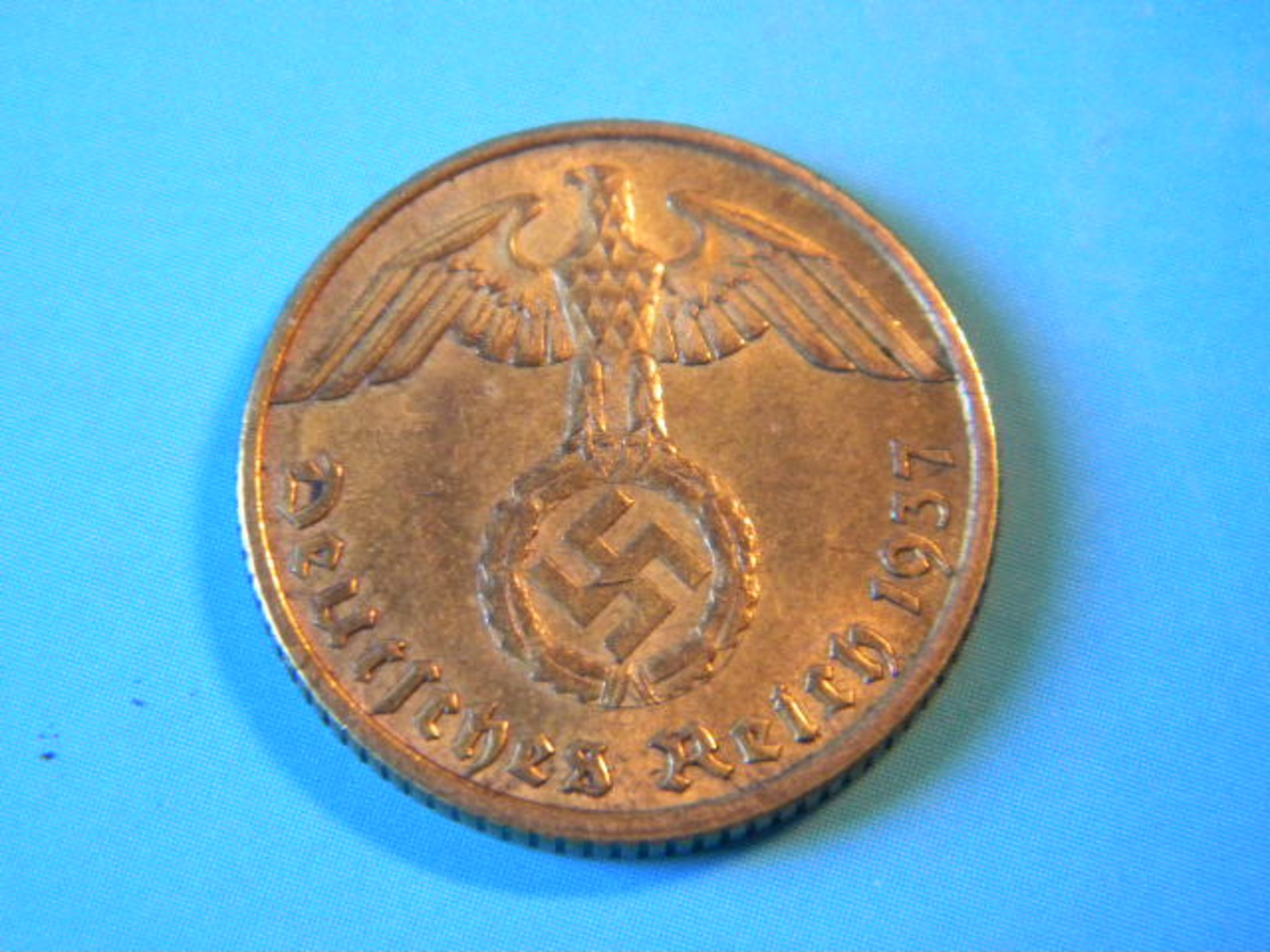 ALLEMAGNE - 10 REICHSPFENNIG 1937.F. - 10 Reichspfennig