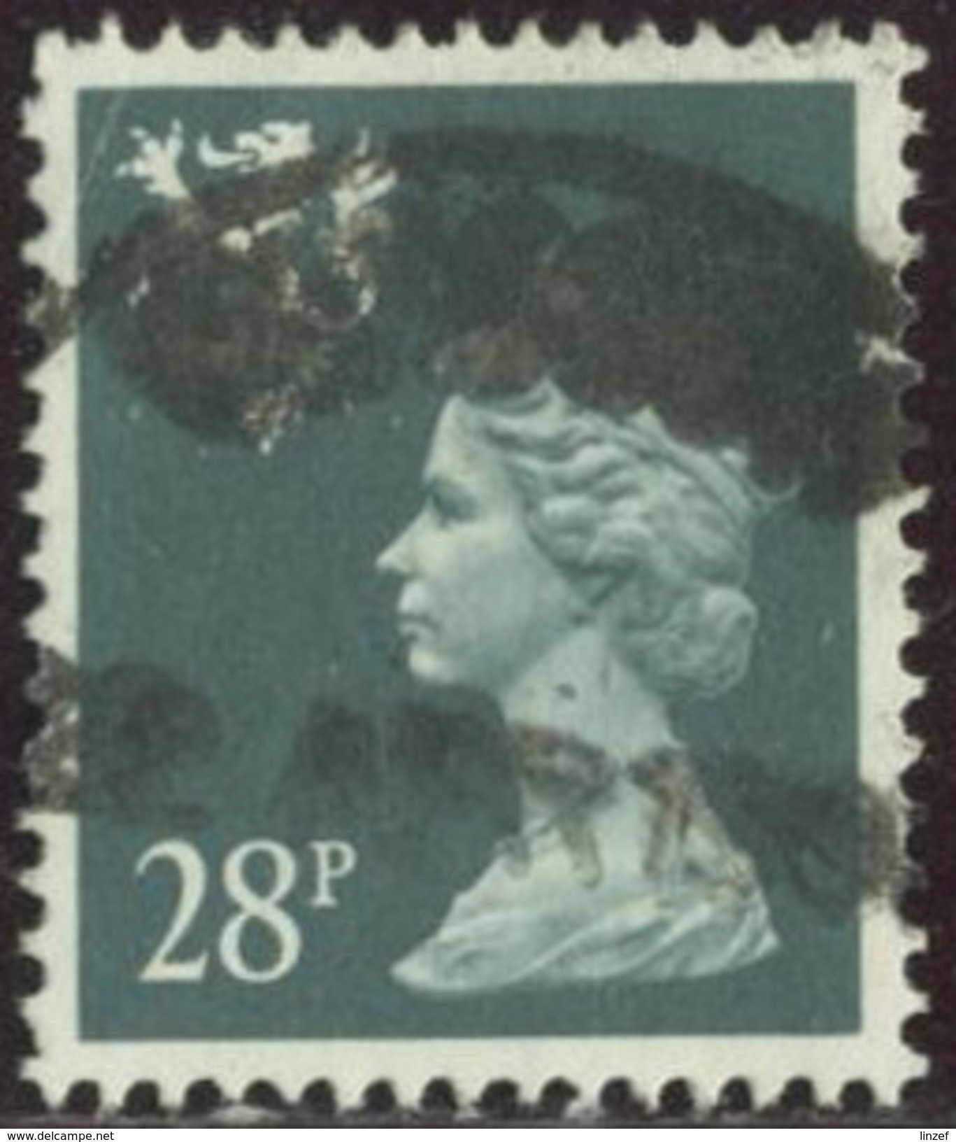 GB 1991 Yv. N°1585 - 28p Gris-bleu Ecosse - Oblitéré - Scotland