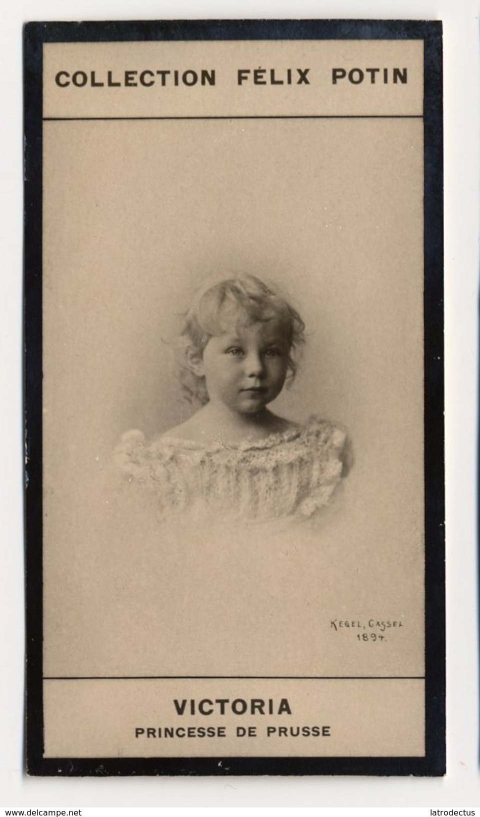 Collection Felix Potin - 1898 - REAL PHOTO - Victoria De Prusse, Princesse De Prusse, Prinzessin Viktoria Von Preußen - Félix Potin
