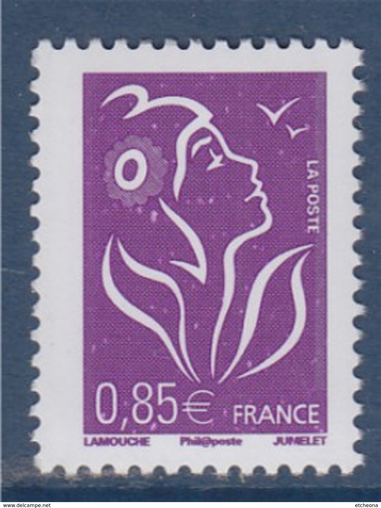 = Marianne De Lamouche 0.85€ Violet Rouge N° 3968 Phil@poste Neuf Gommé - 2004-2008 Marianne Of Lamouche