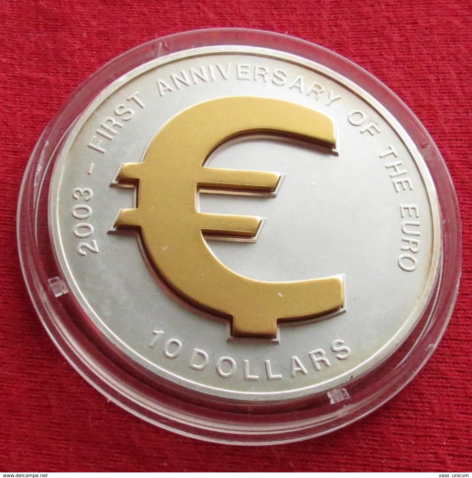 Nauru 10 $ 2003 EUR Currency - Nauru