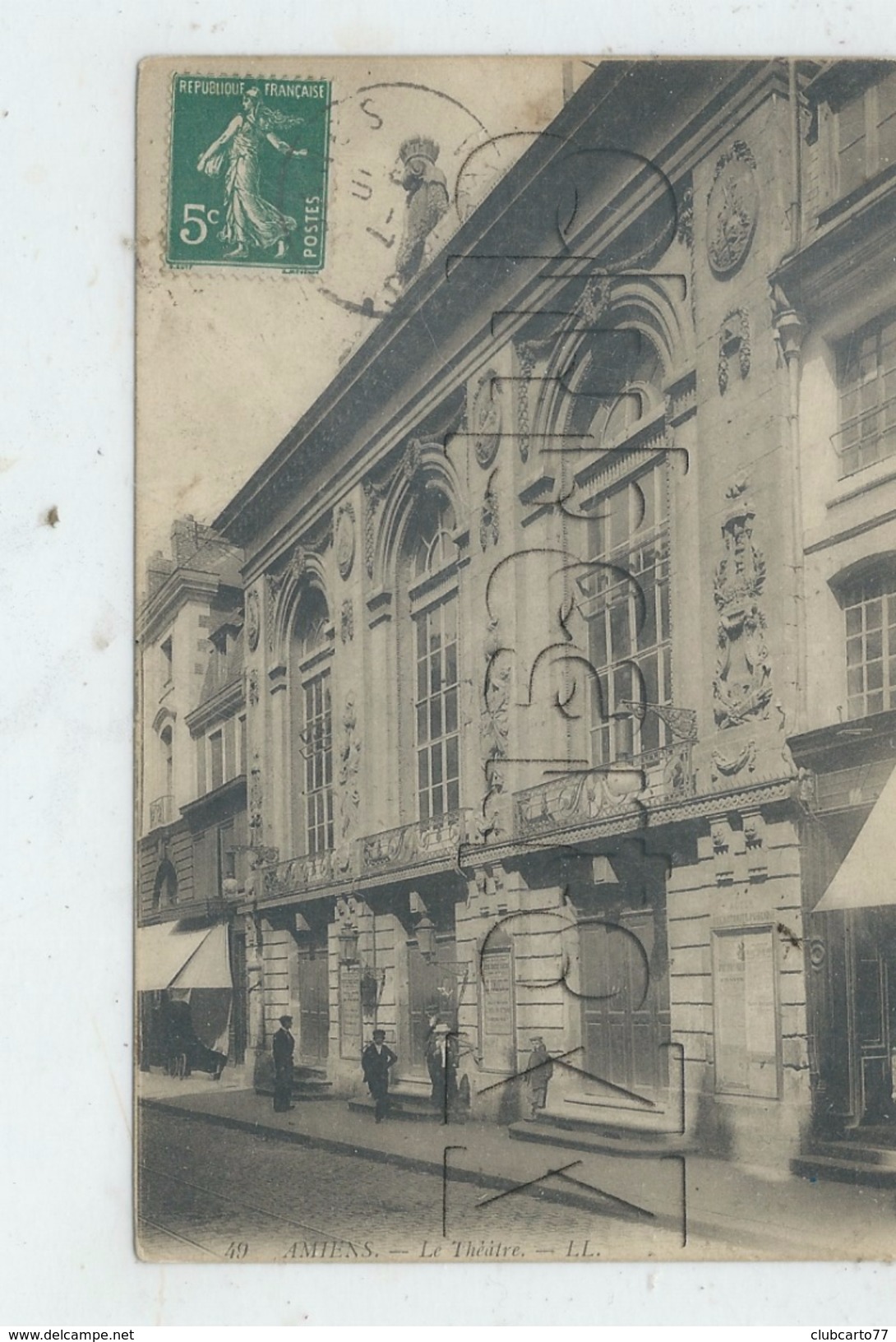 Amiens 80) : Le Théâtre En 1910 (animé) PF. - Allaines