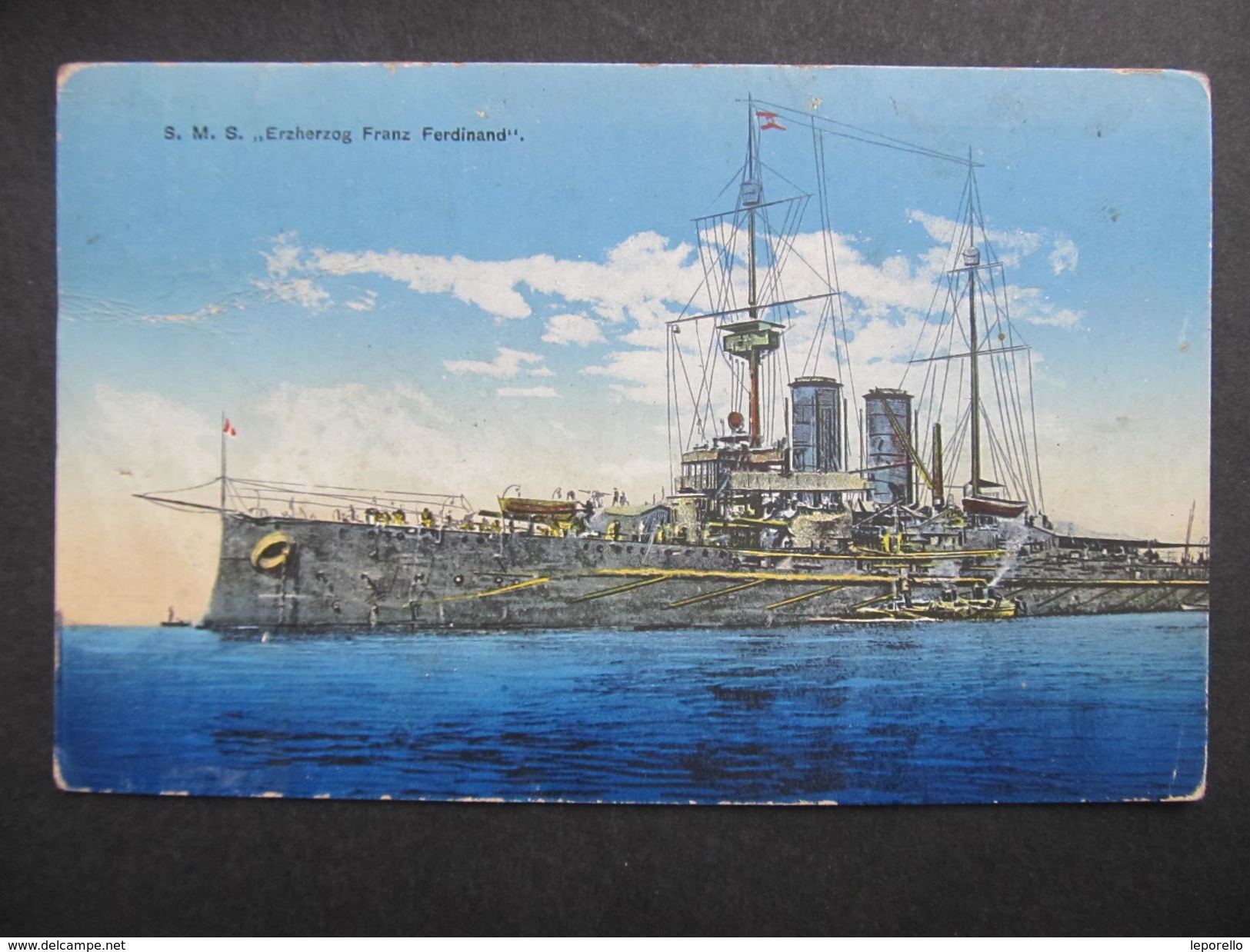 AK S.M.S.Schiff Erzherzog Franz Ferdinand 1915  // D*24506 - Krieg