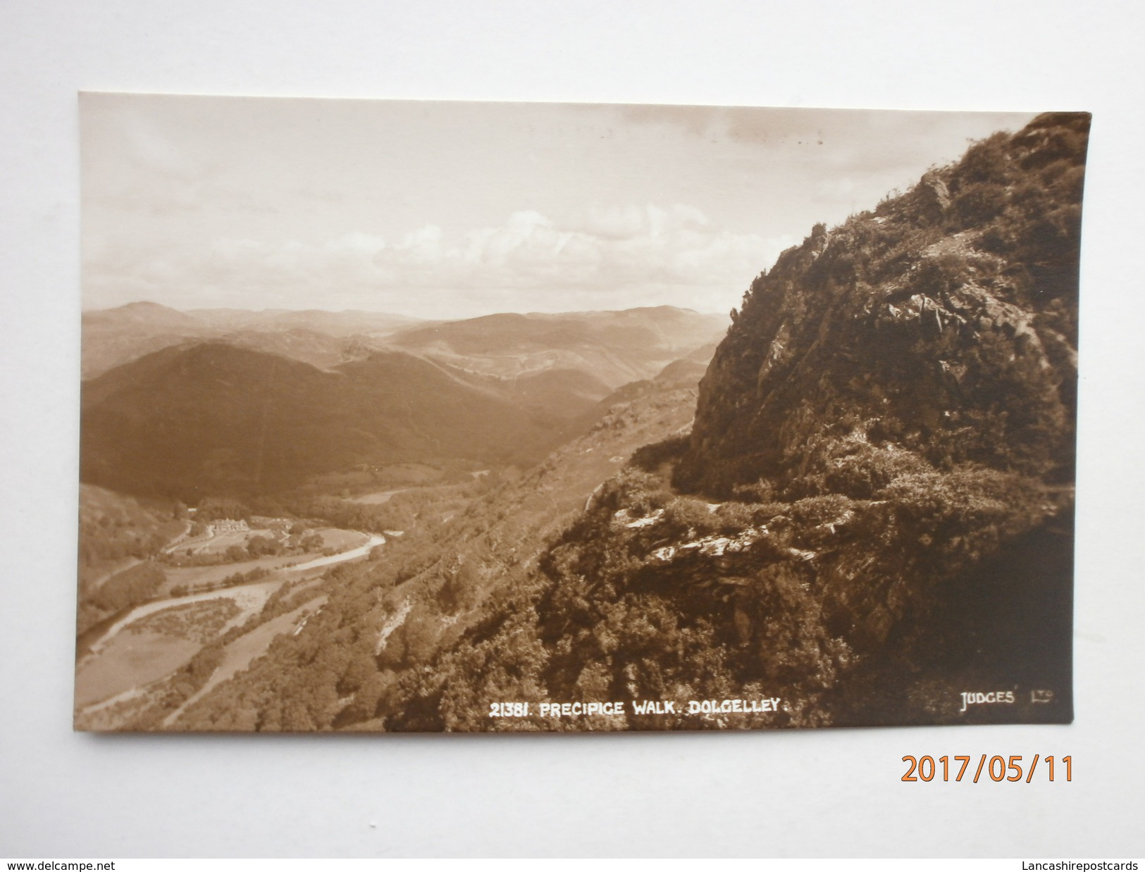 Postcard Precipice Walk Dolgelly By Judges Ref 21381 My Ref B11088 - Zu Identifizieren