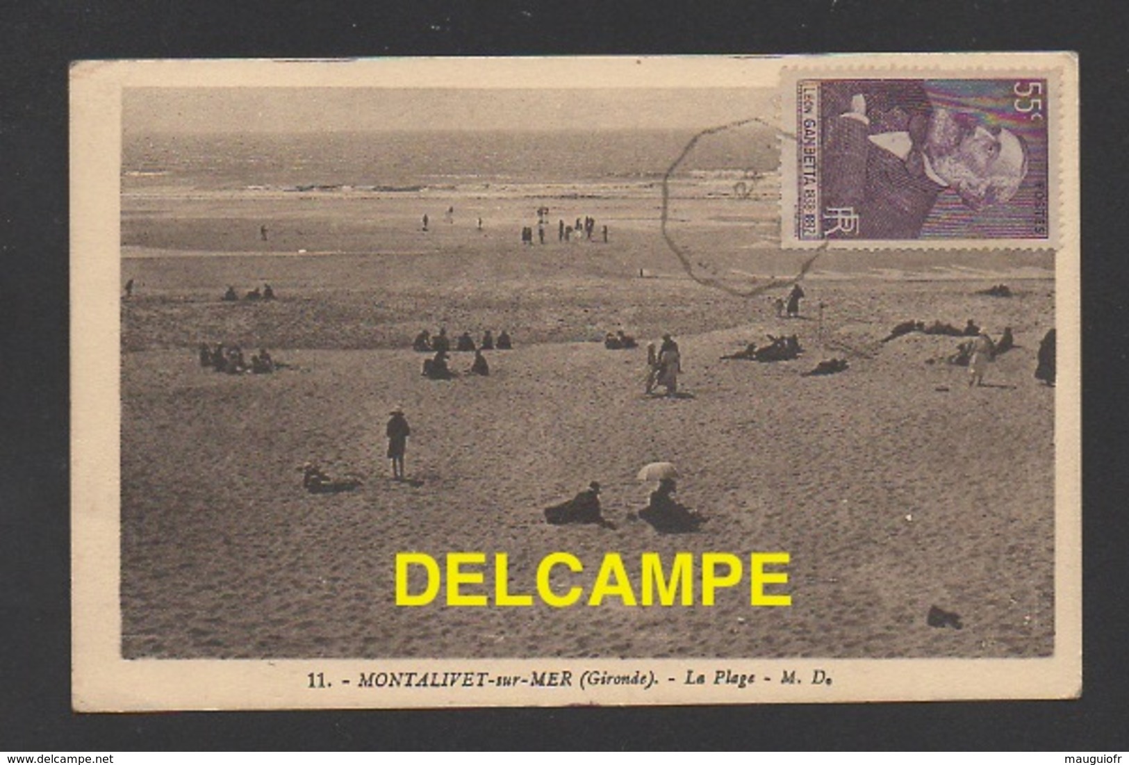 DF / 33 GIRONDE / MONTALIVET-SUR-MER / LA PLAGE / ANIMÉE - Altri & Non Classificati