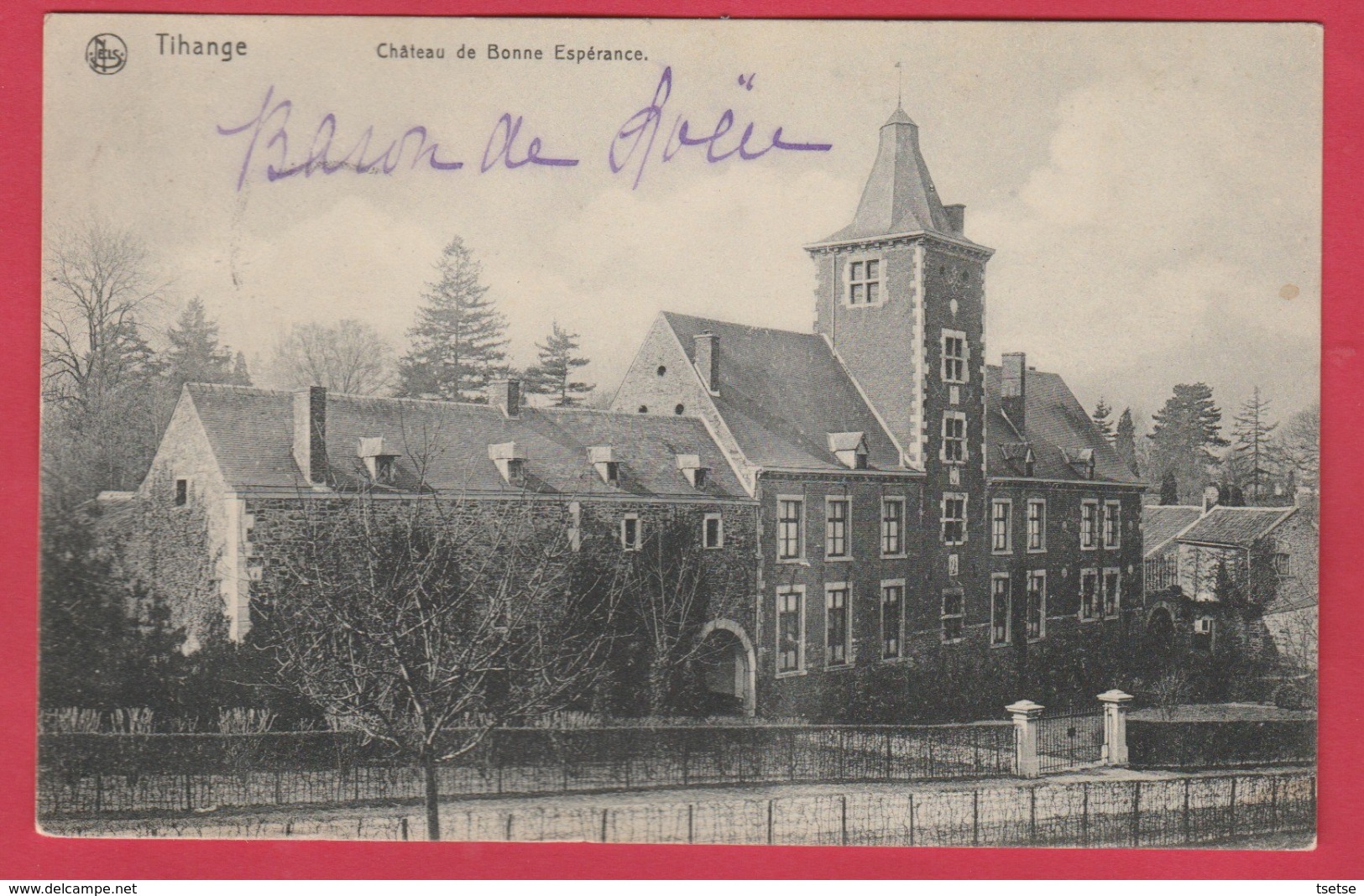 Tihange - Château De Bonne Espérance  - 1912  ( Voir Verso ) - Hoei