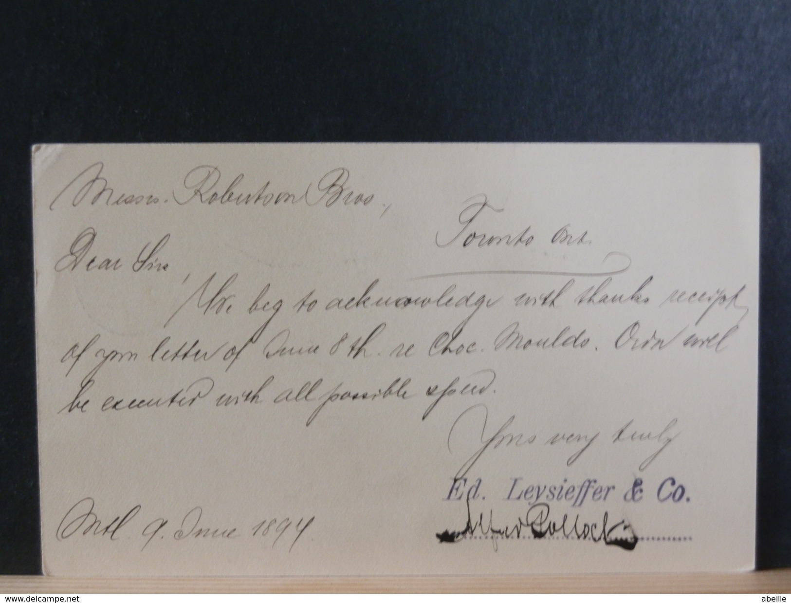 68/720  CP  CANADA - 1860-1899 Reinado De Victoria