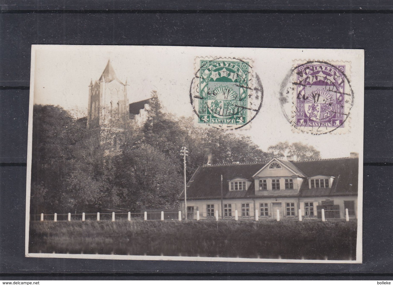 Lettonie - Carte Postale De 1927 - Oblit Aizpute - Exp Vers Breedene En Belgique - Letonia