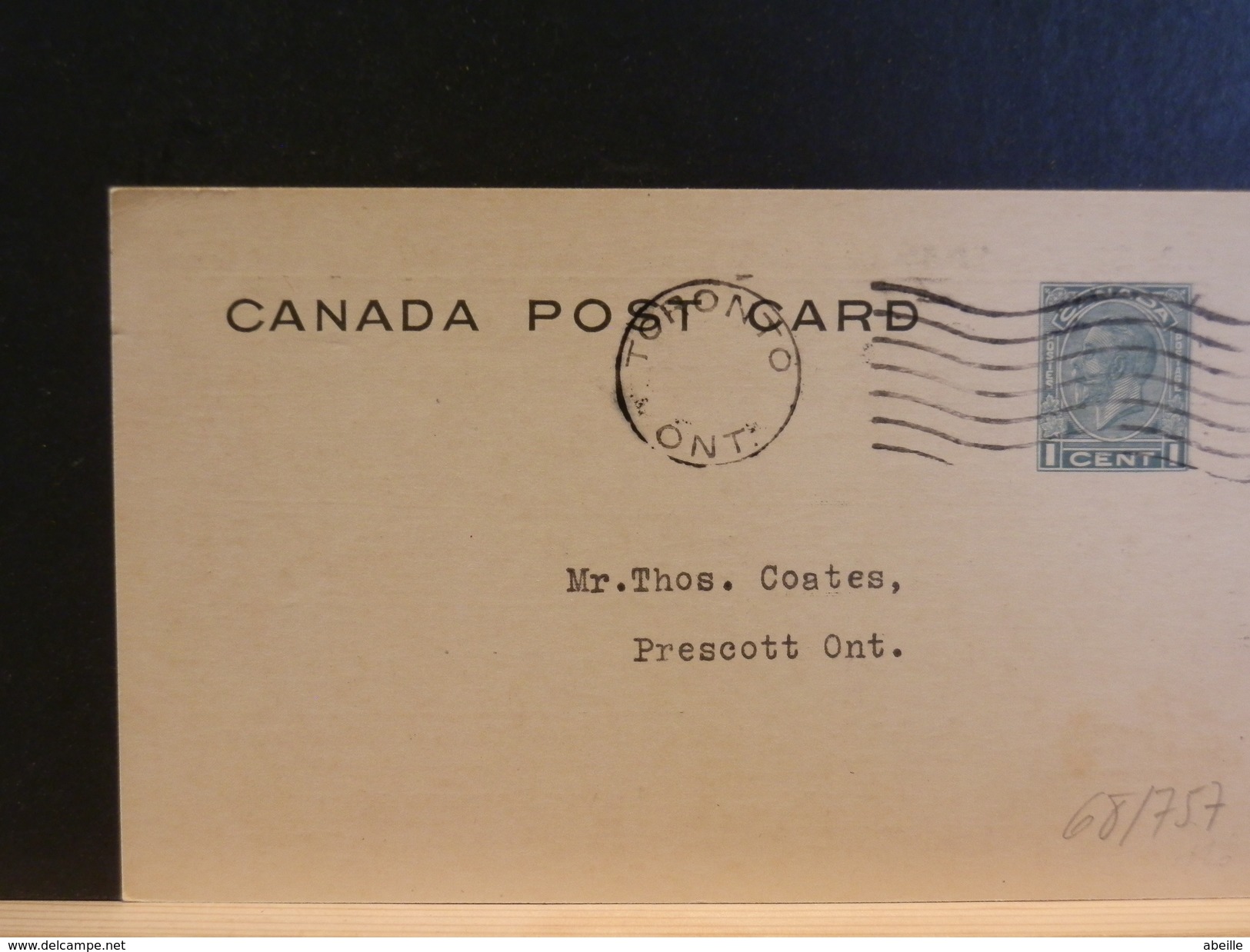 68/757   CP  CANADA - 1903-1954 Reyes