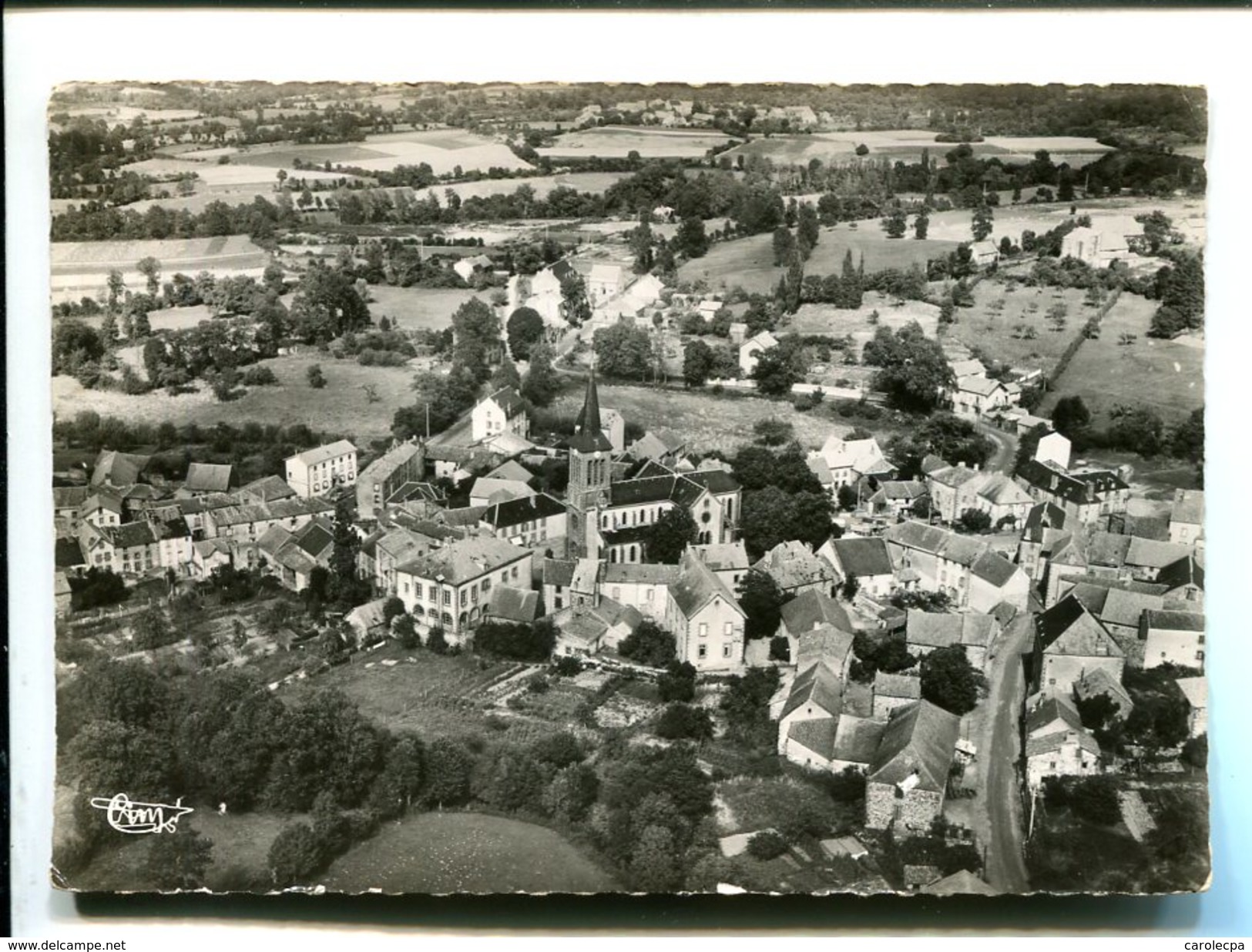 CP - MANZAT (63) VUE GENERALE AERIENNE - Manzat