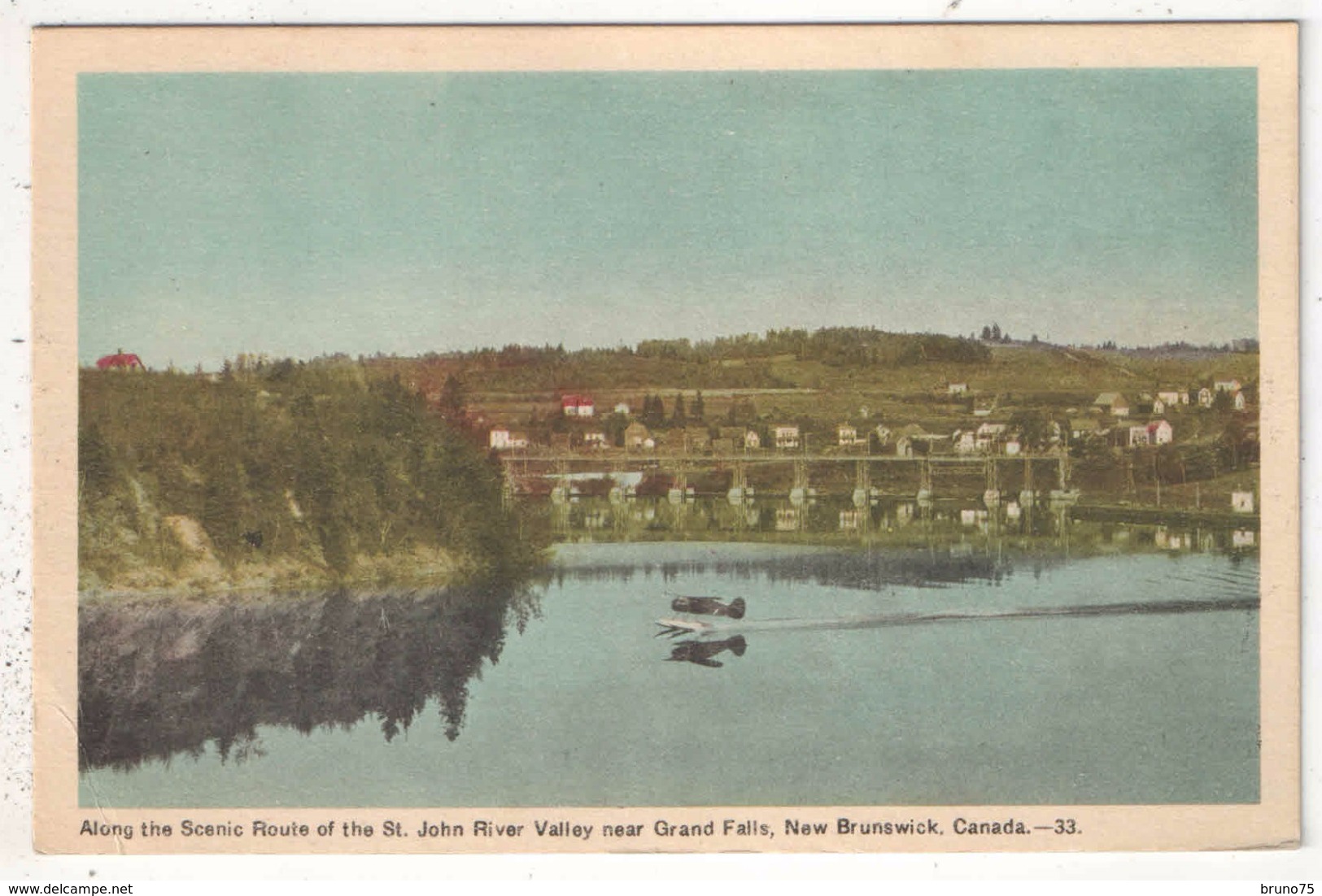 Along The Scenic Route Of The St. John River Valley Near Grand Falls, New Brunswick - 1949 - Grand Falls