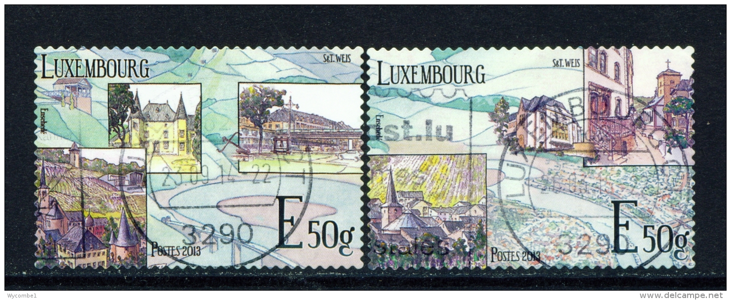 LUXEMBOURG  -  2013  Tourism  Set  Used As Scan - Used Stamps