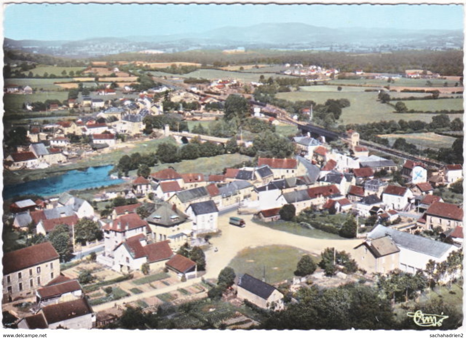 71. Gf. ETANG-SUR-ARROUX. Vue Générale Aérienne. 64-93 - Altri & Non Classificati