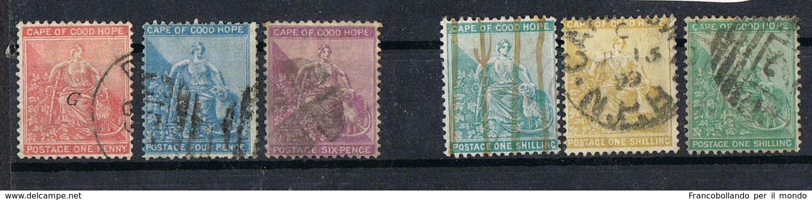 CAPE OF GOOD HOPE NICE 1864-65 - Capo Di Buona Speranza (1853-1904)
