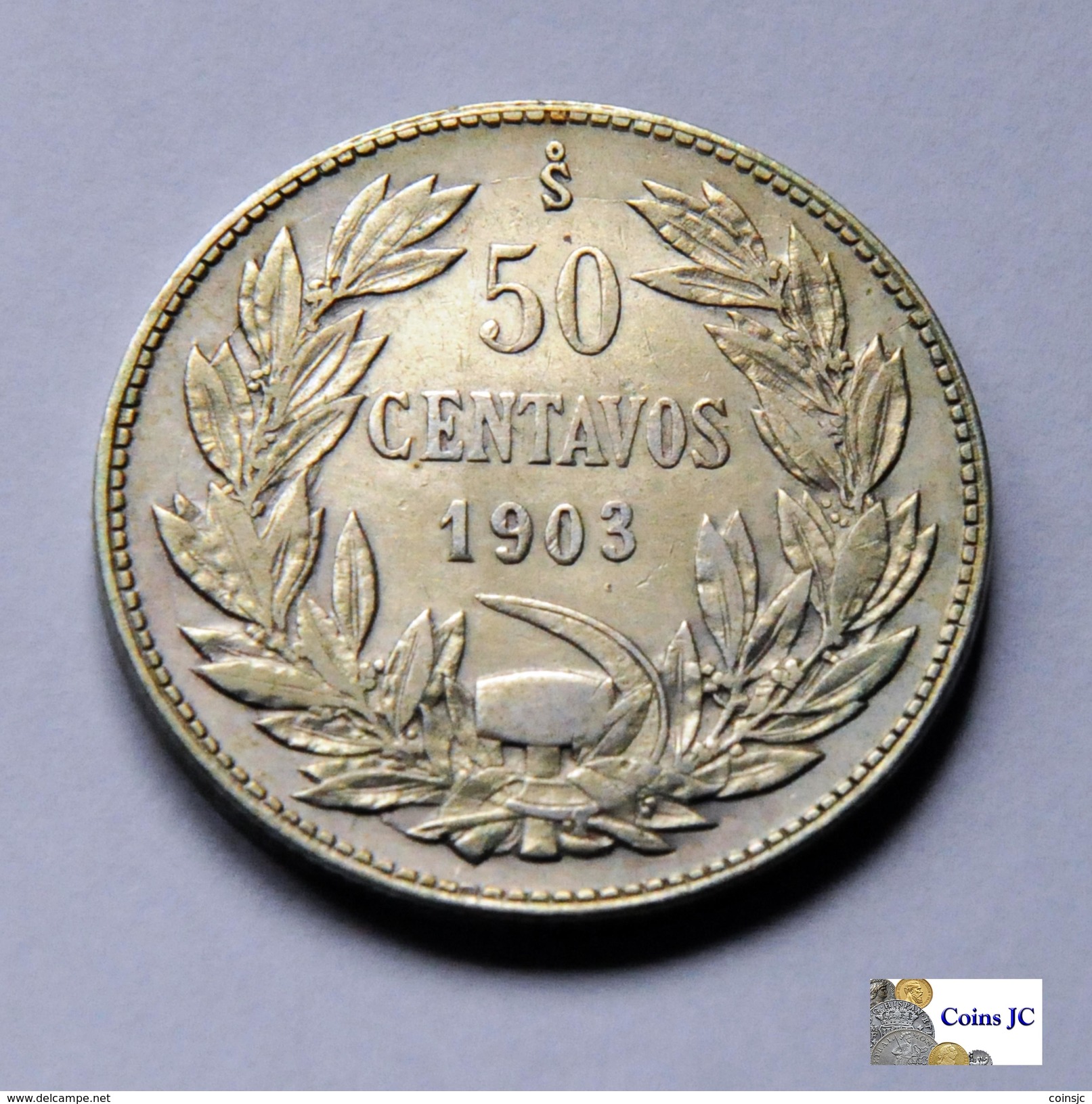 Chile - 50 Centavos - 1903 - Chili