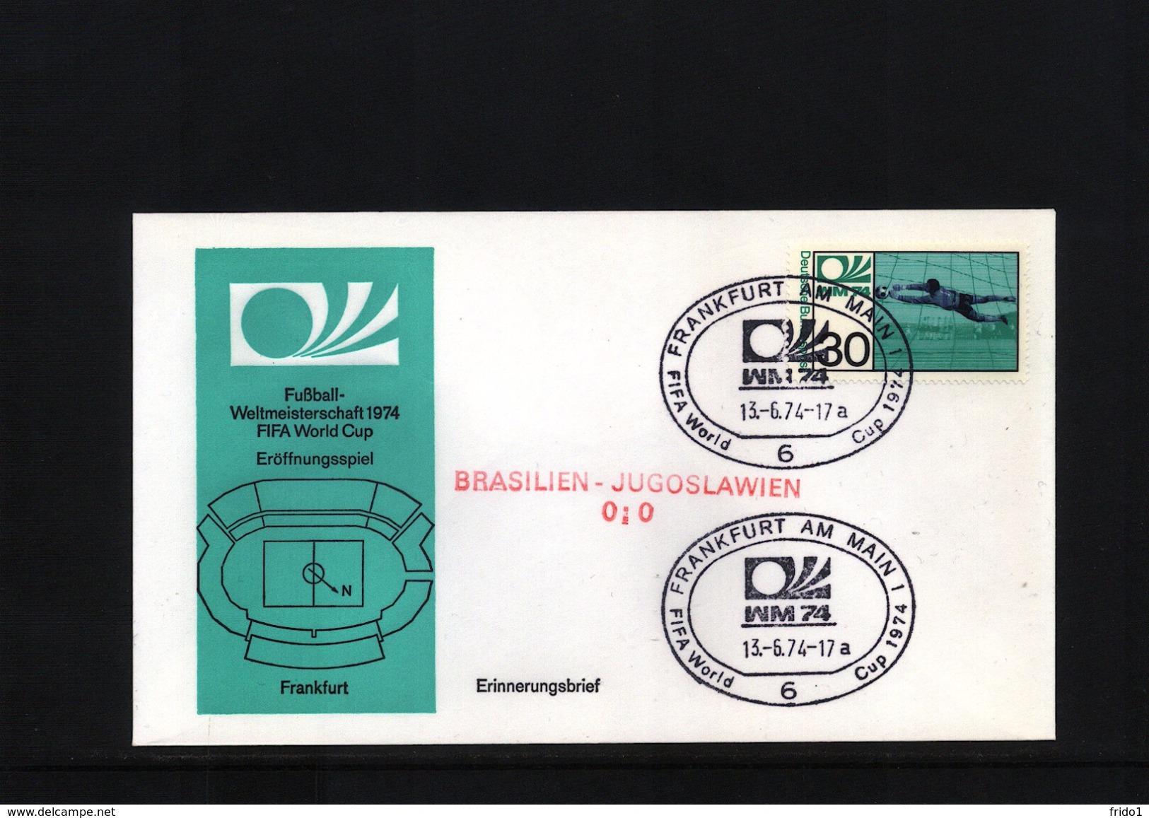 Deutschland / Germany 1974 World Football Champioship Germany  Football Game (national Teams Are Written On Cover) - 1974 – Germania Ovest