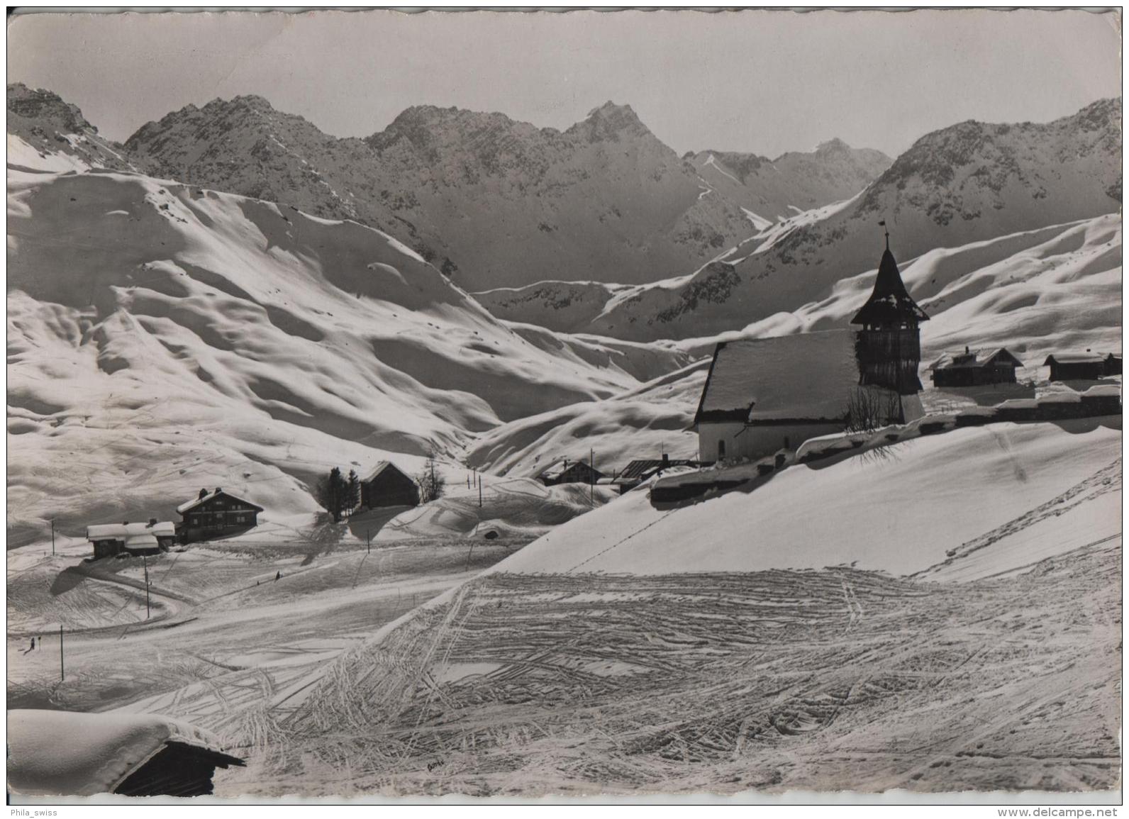 Arosa, Bergkirchli Im Winter En Hiver - Photo: Wolfensberger - Arosa