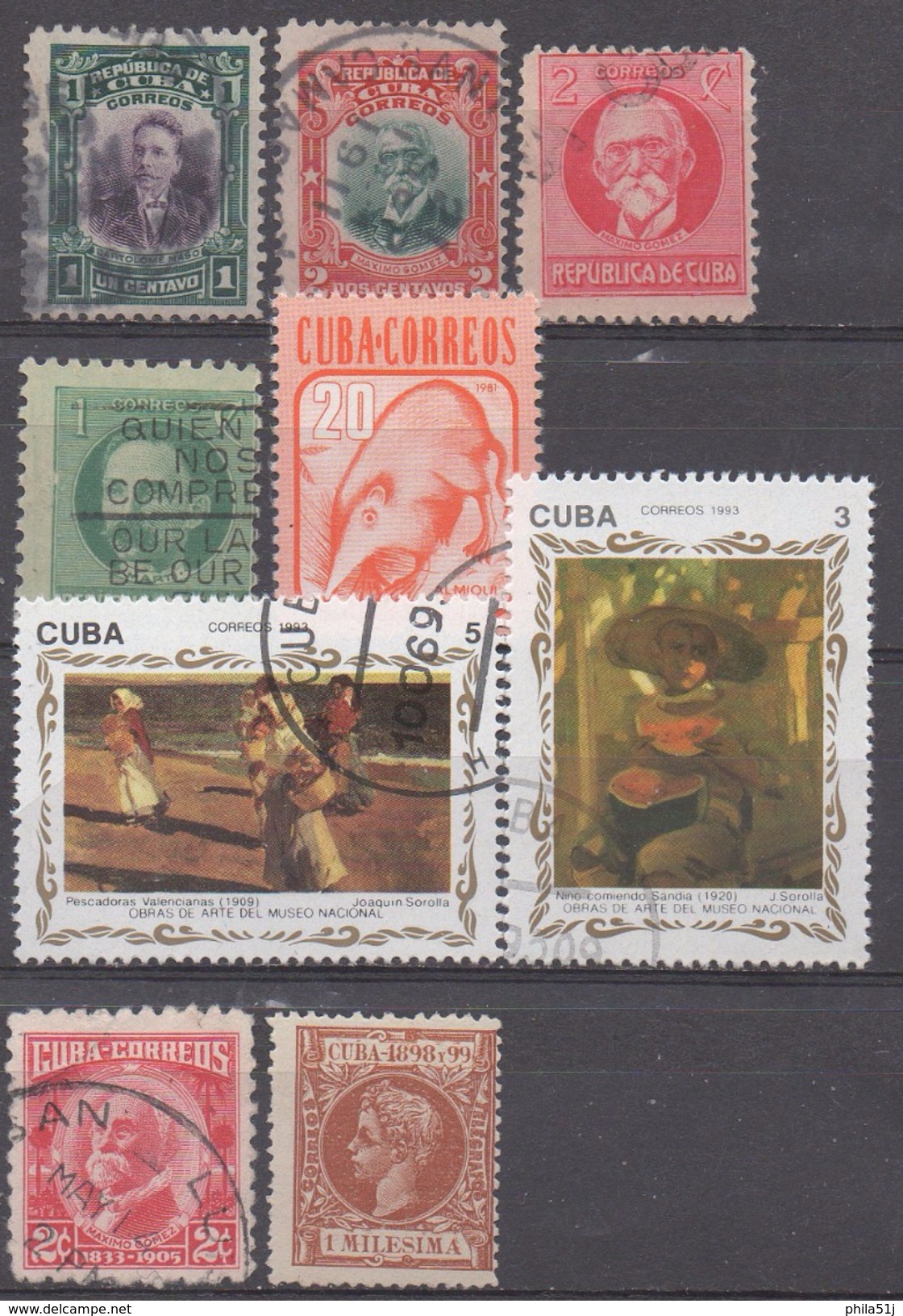 CUBA  N° LOT OBL VOIR SCAN - Verzamelingen & Reeksen