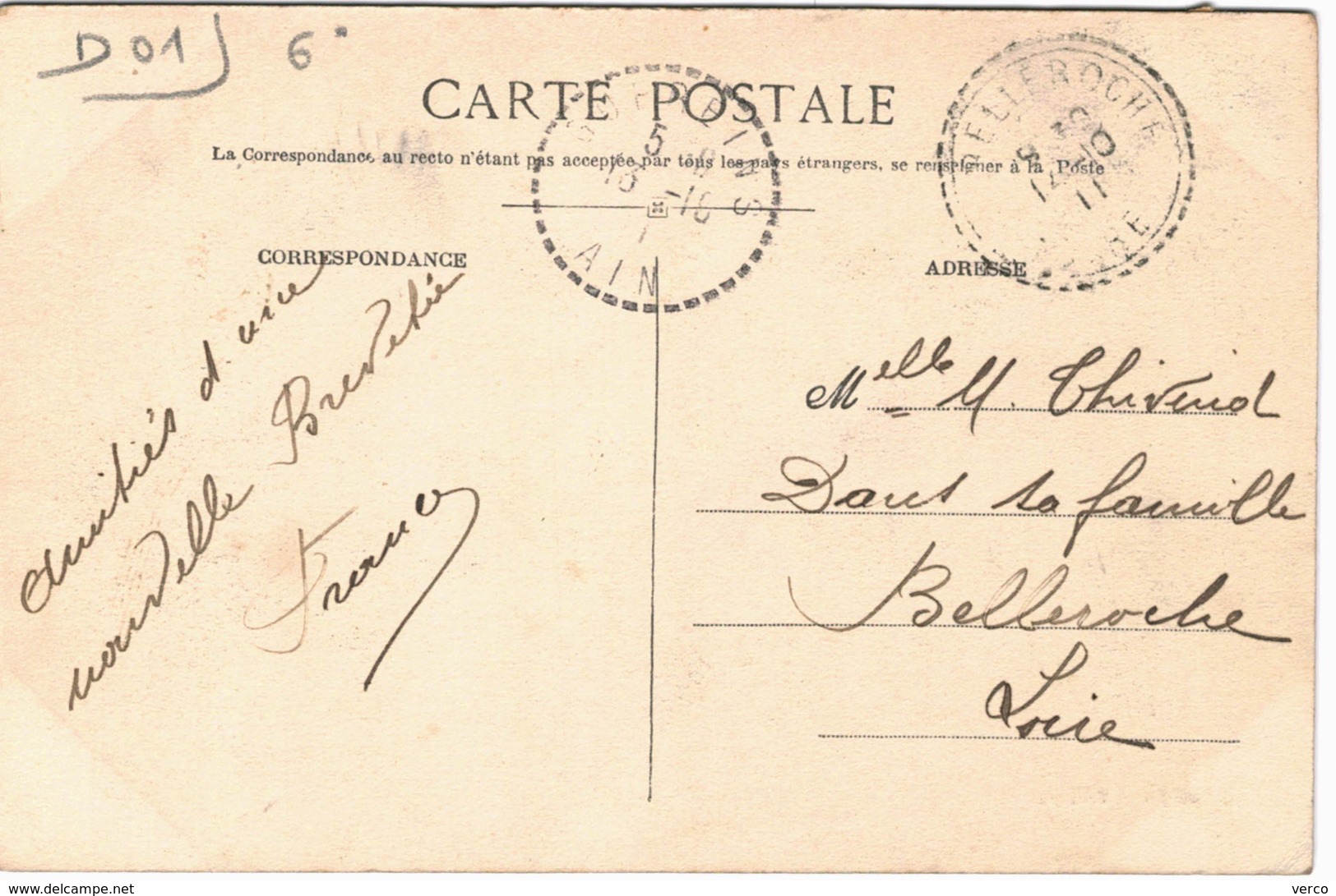 Carte Postale Ancienne De GENOUILLEUX-Château De Lasserve - Non Classés