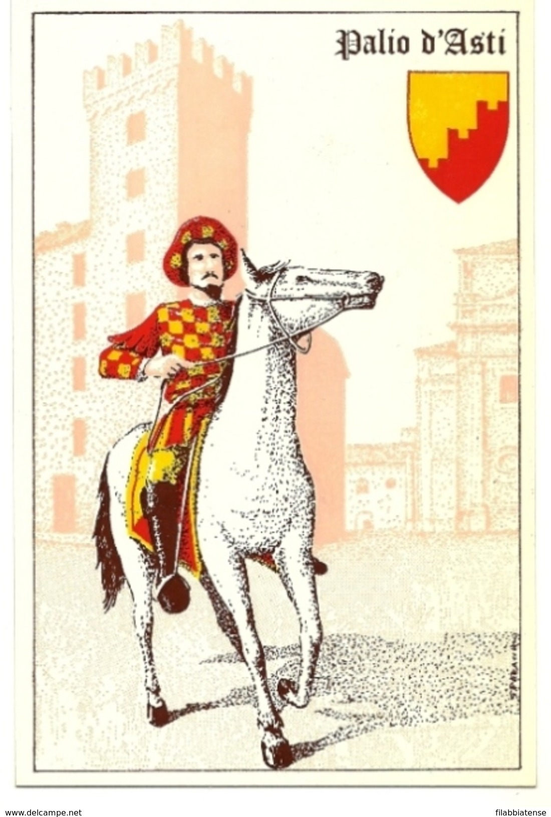 1977 - Italia - Cartolina Commemorativa Del Palio Di Asti 2/13 - Buste