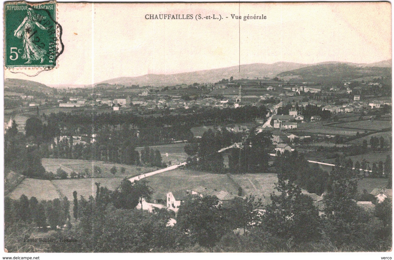 Carte Postale Ancienne De CHAUFFAILLES-Vue Générale - Altri & Non Classificati