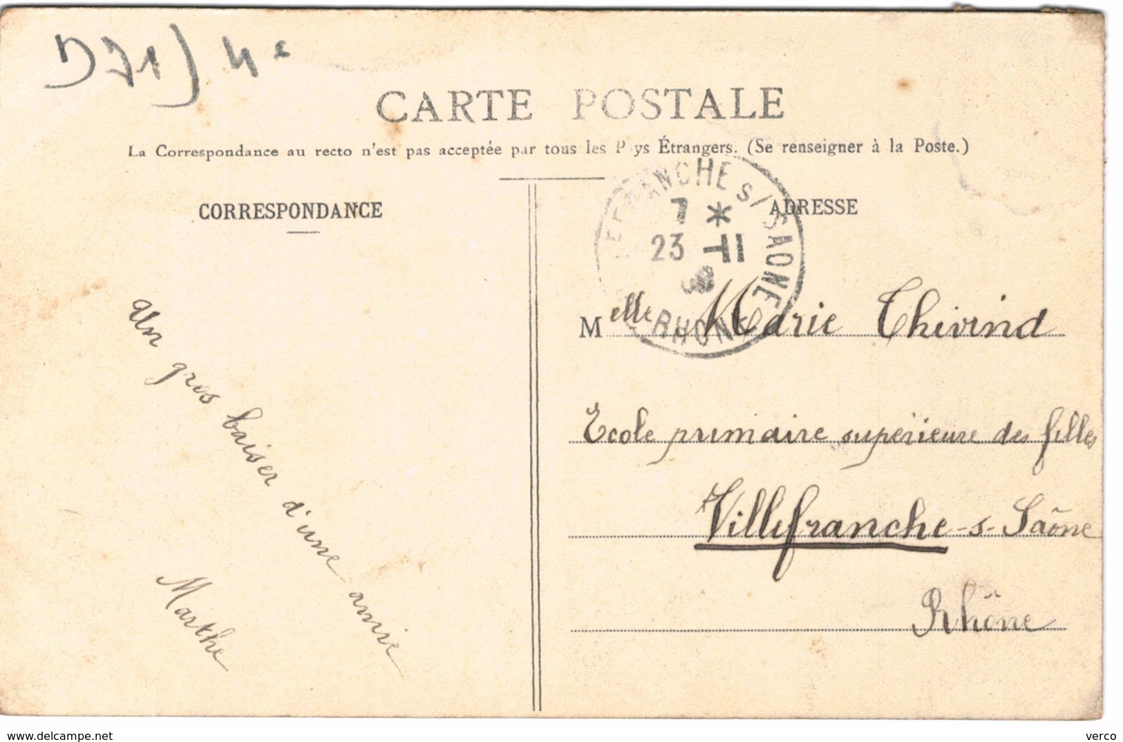 Carte Postale Ancienne De CHAUFFAILLES-Vue Générale - Altri & Non Classificati