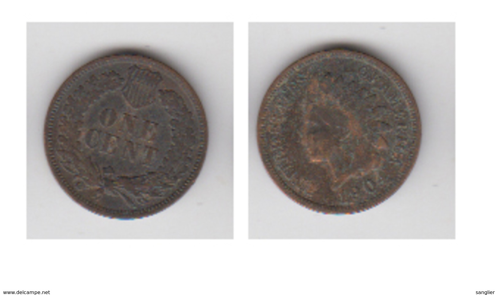 ONE CENT 1904 - 1859-1909: Indian Head