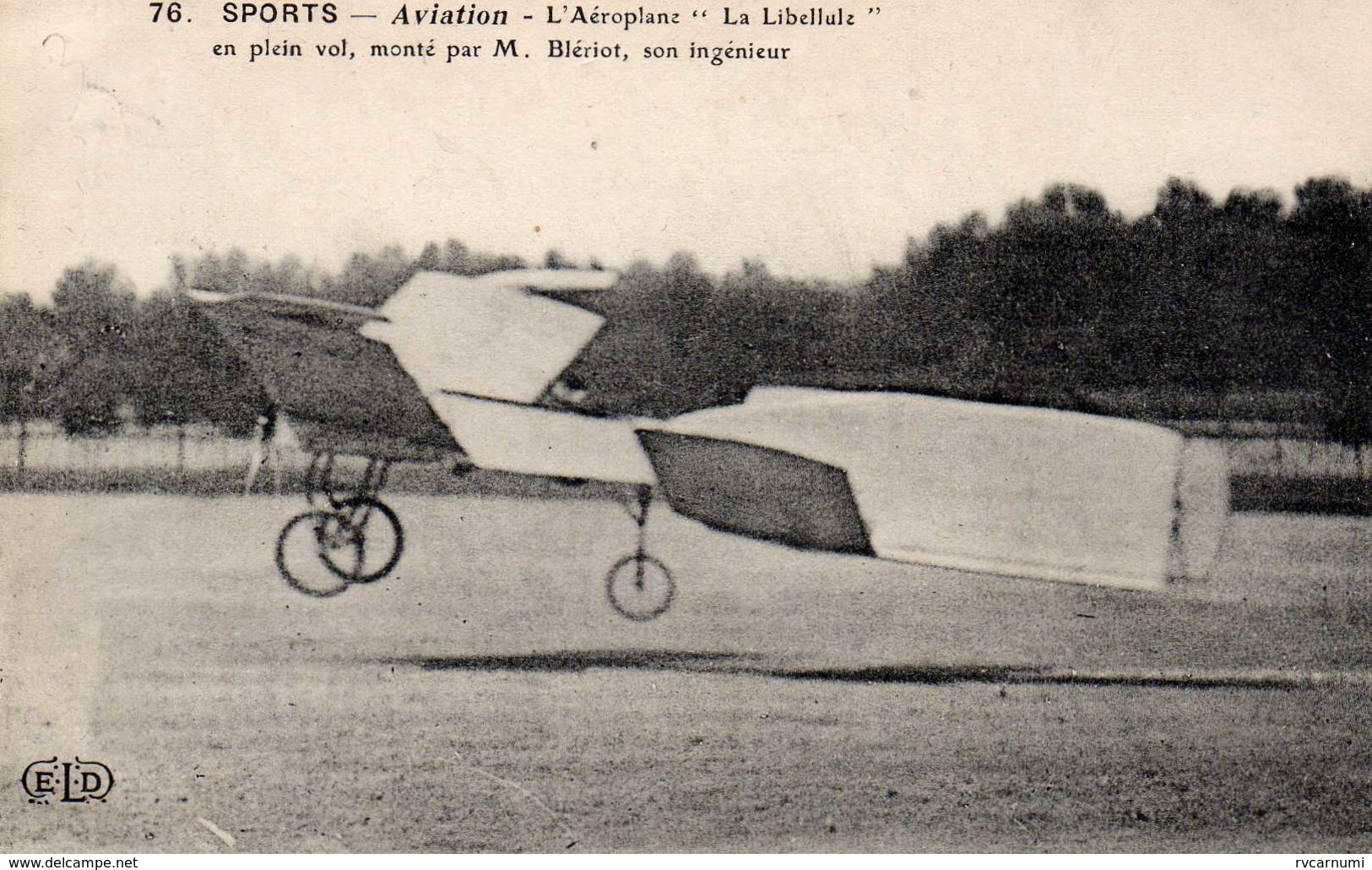 Aéroplane "La Libellule" Monté Par Blériot. - ....-1914: Precursors