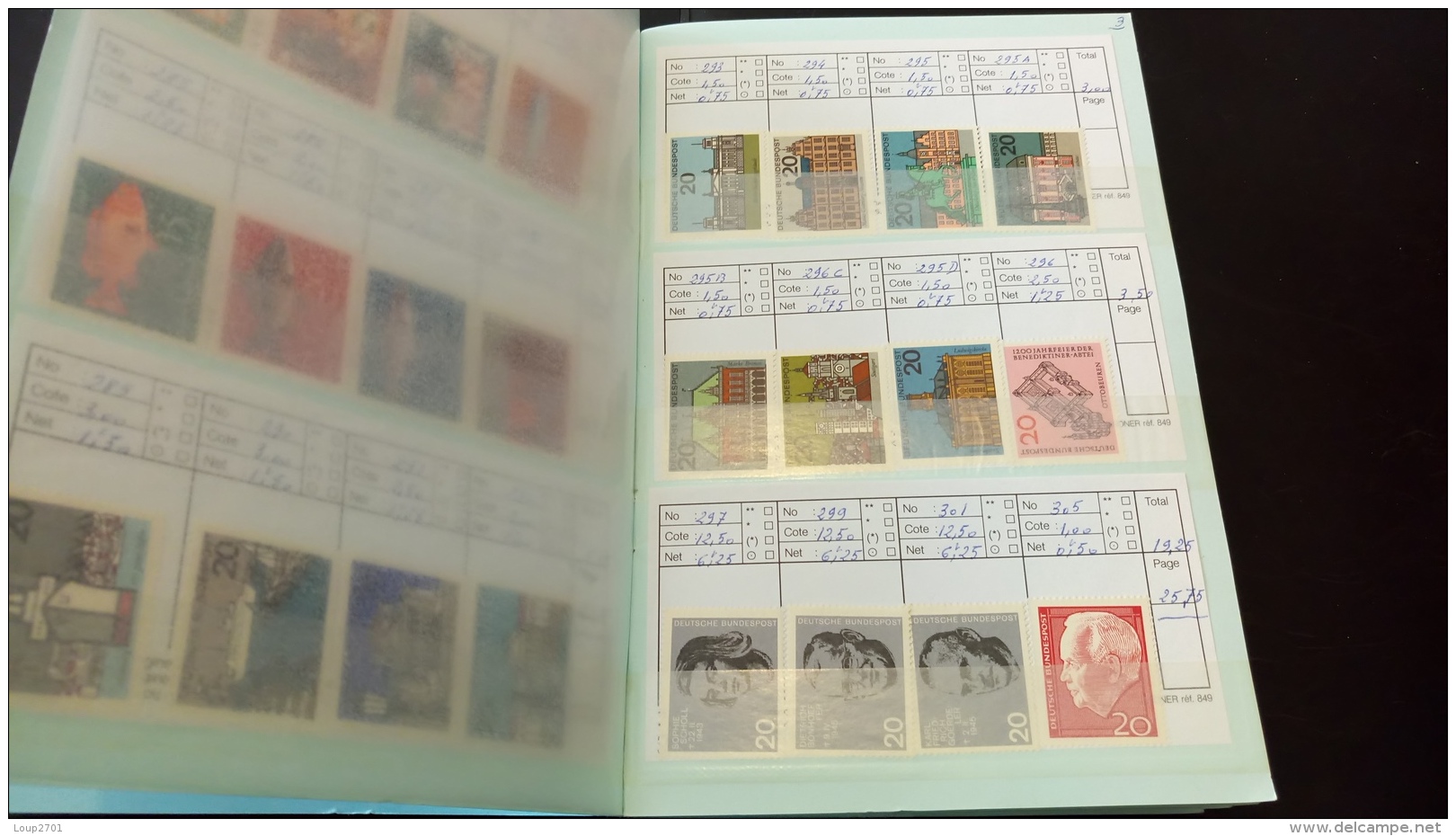 D1372 CARNET A CHOIX ALLEMAGNE A TRIER BELLE COTE DÉPART 5&euro;