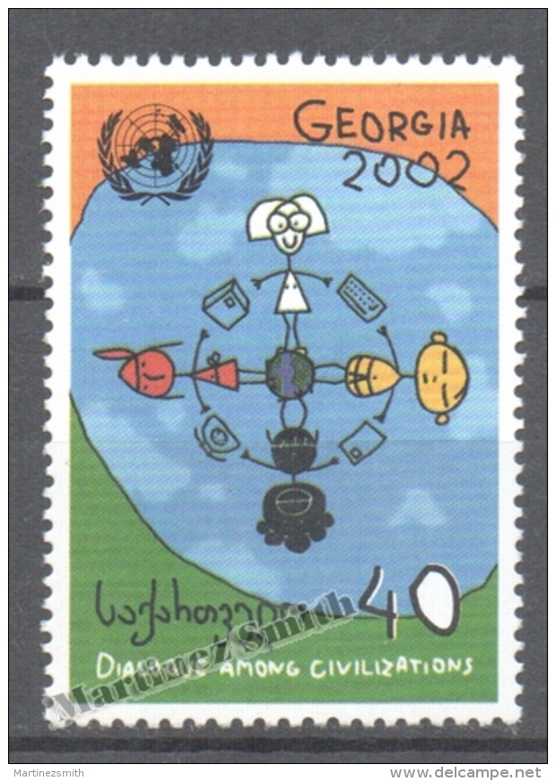 Georgie - Georgia 2002 Yvert 326, Dialogue Between Civilizaciones   - MNH - Georgia