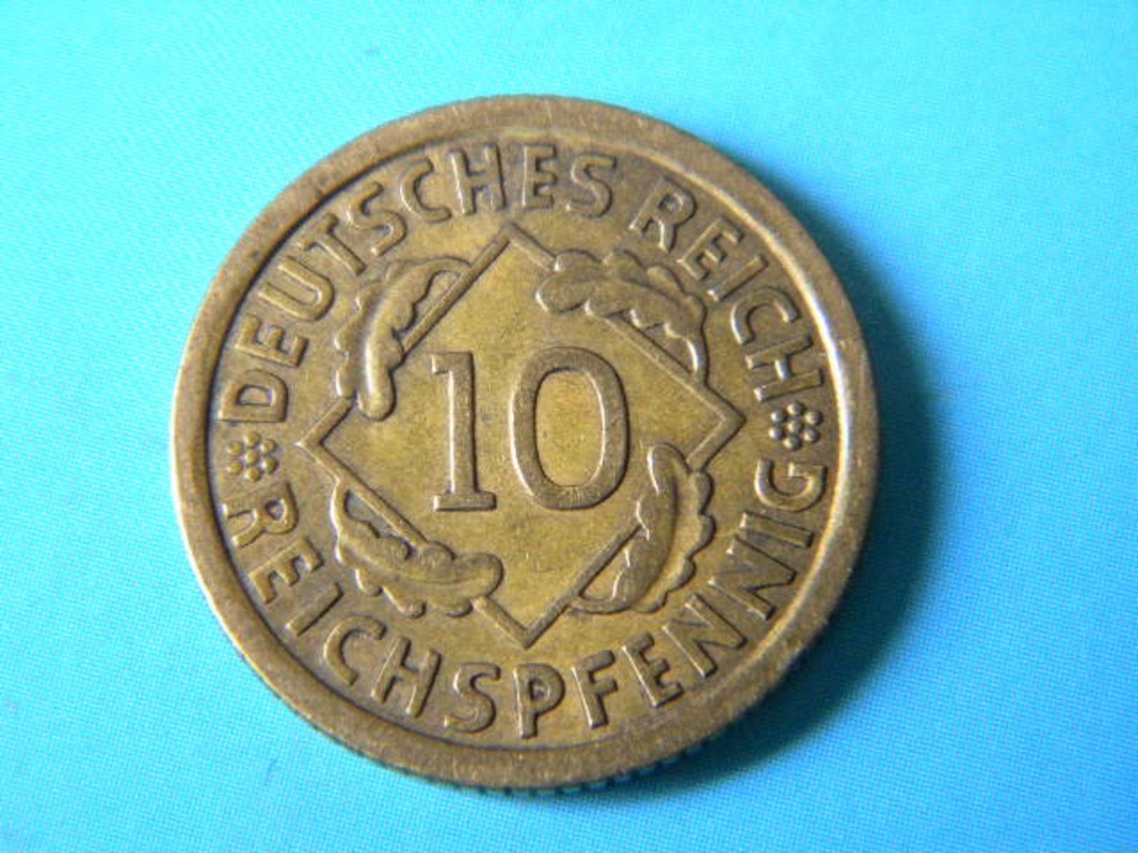 ALLEMAGNE - 10 REICHSPFENNIG 1936.F. - 10 Reichspfennig