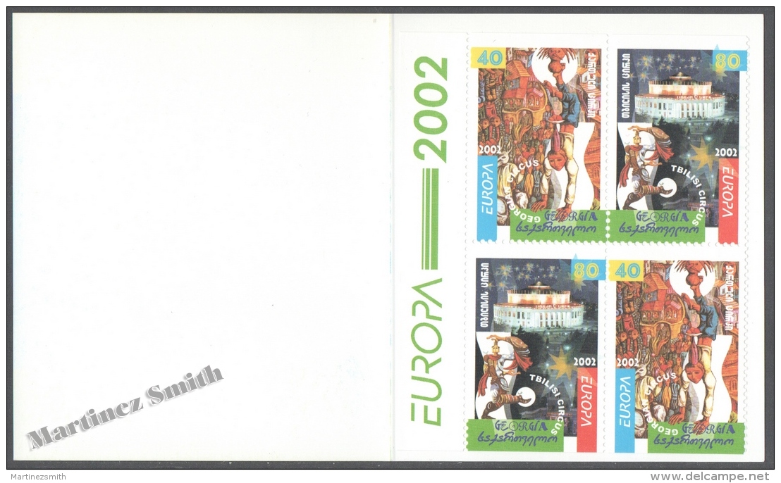 Georgie - Georgia 2002 Yvert C299a, Europe - The Circus - Booklet - MNH - Georgia