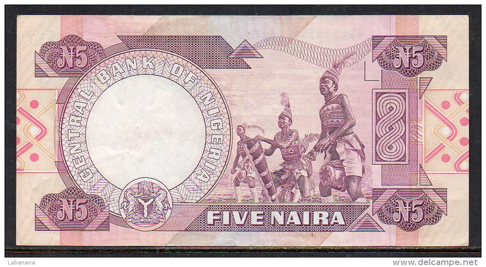 528-Nigeria Billet De 5 Naira DP42 Sig.10 - Nigeria