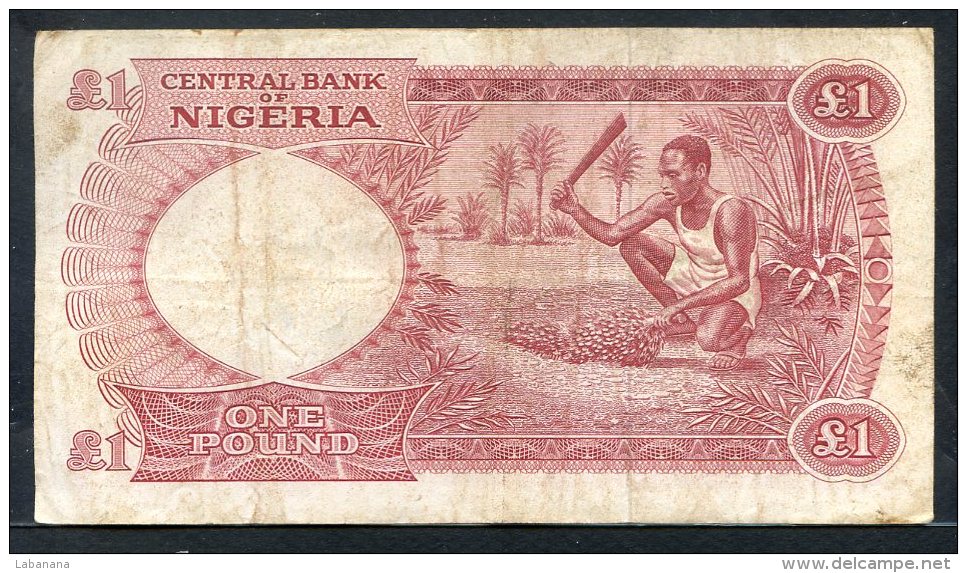 432-Nigeria Billet De 1 Pound 1967 B94 - Nigeria