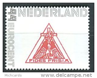 103 PAYS BAS (Nederland) 44 Fides Frisia - Masonic Franc Maconnerie Freemasonry Neuf ** (MNH) Sans Charniere - Franc-Maçonnerie