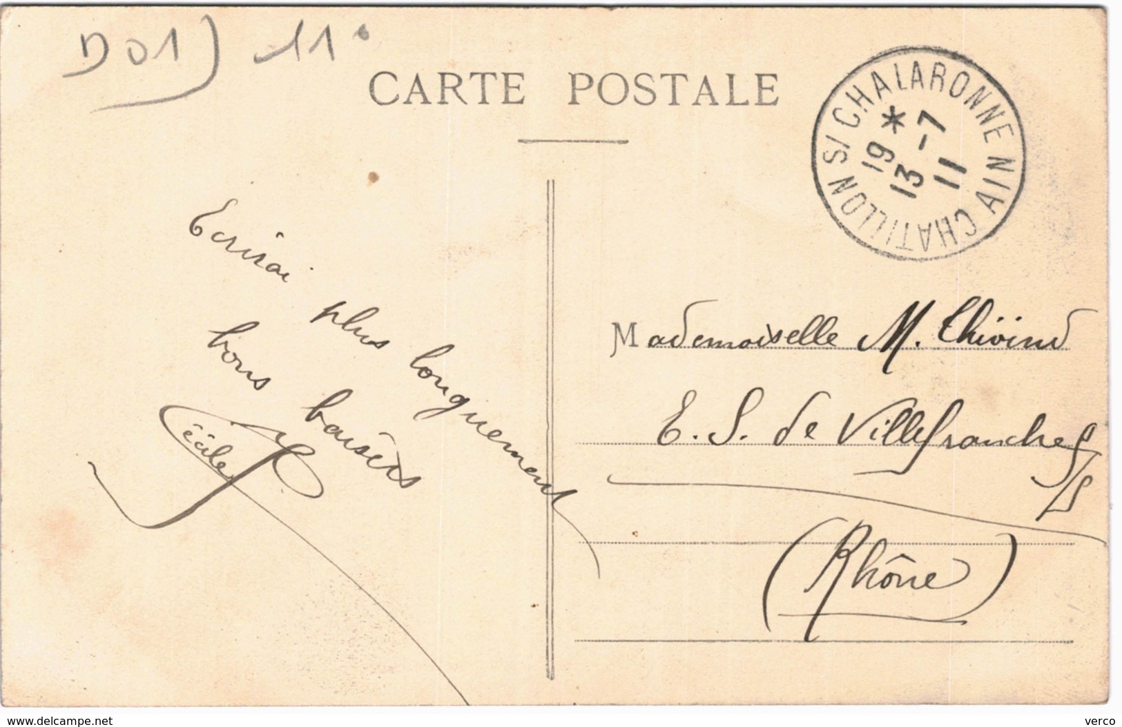 Carte Postale Ancienne De SANDRANS -vieux Château - Non Classés