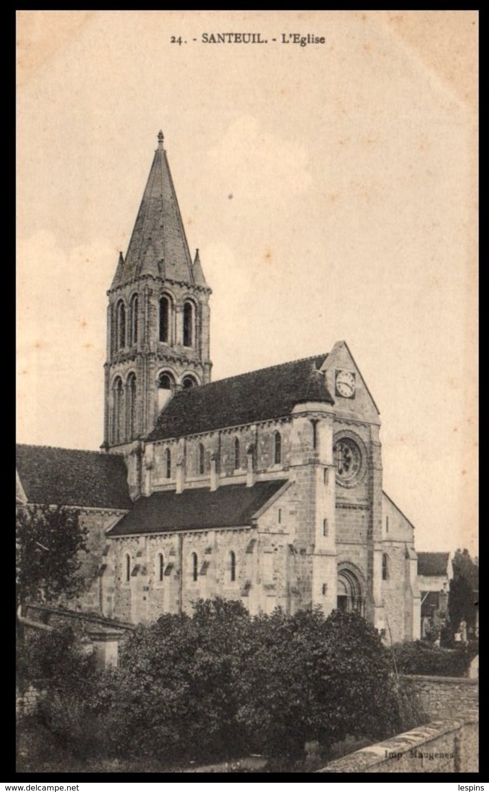 95 - SANTEUIL --  L'Eglise - Santeuil