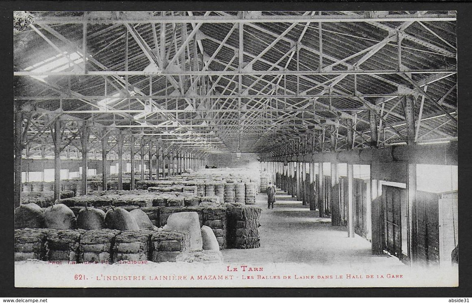 MAZAMET - Industrie Lainière - Les Balles De Laine Dans Le Hall De La Gare - Mazamet