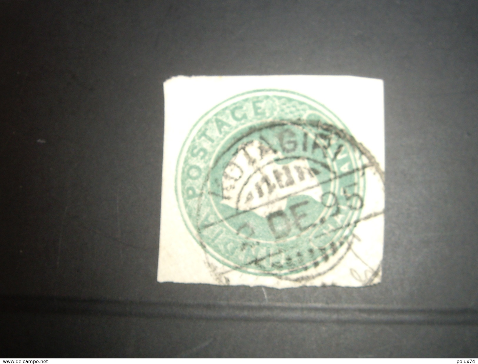 INDE   KOTAGIRI   Colonie  Stamp  VR   Entier Découpé - 1858-79 Crown Colony