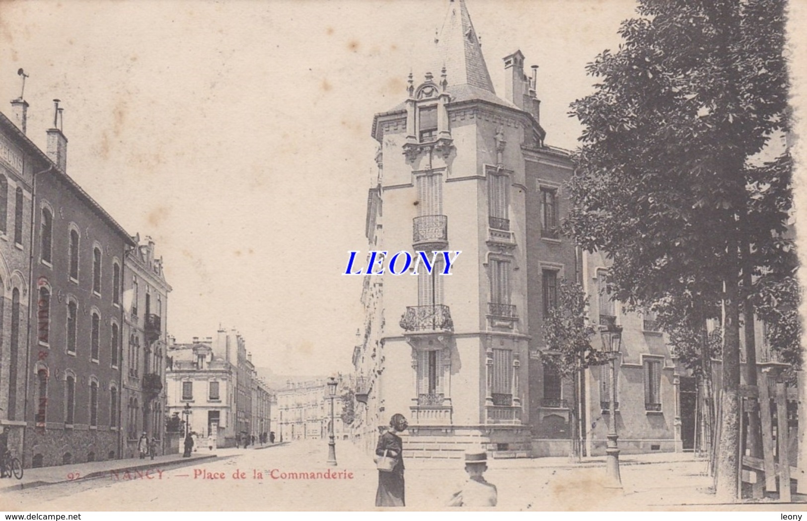 CPA De  NANCY   (54) -  PLACE De La COMMANDERIE  - ANIMATIONS - 1904 - Nancy