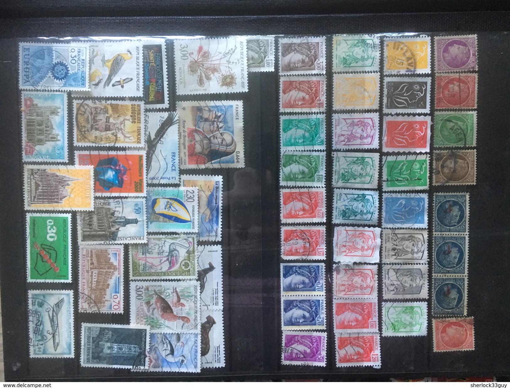 DIVERS MONDE + FRANCE. Plus de 2000 timbres différents. DEPART 15 EUROS