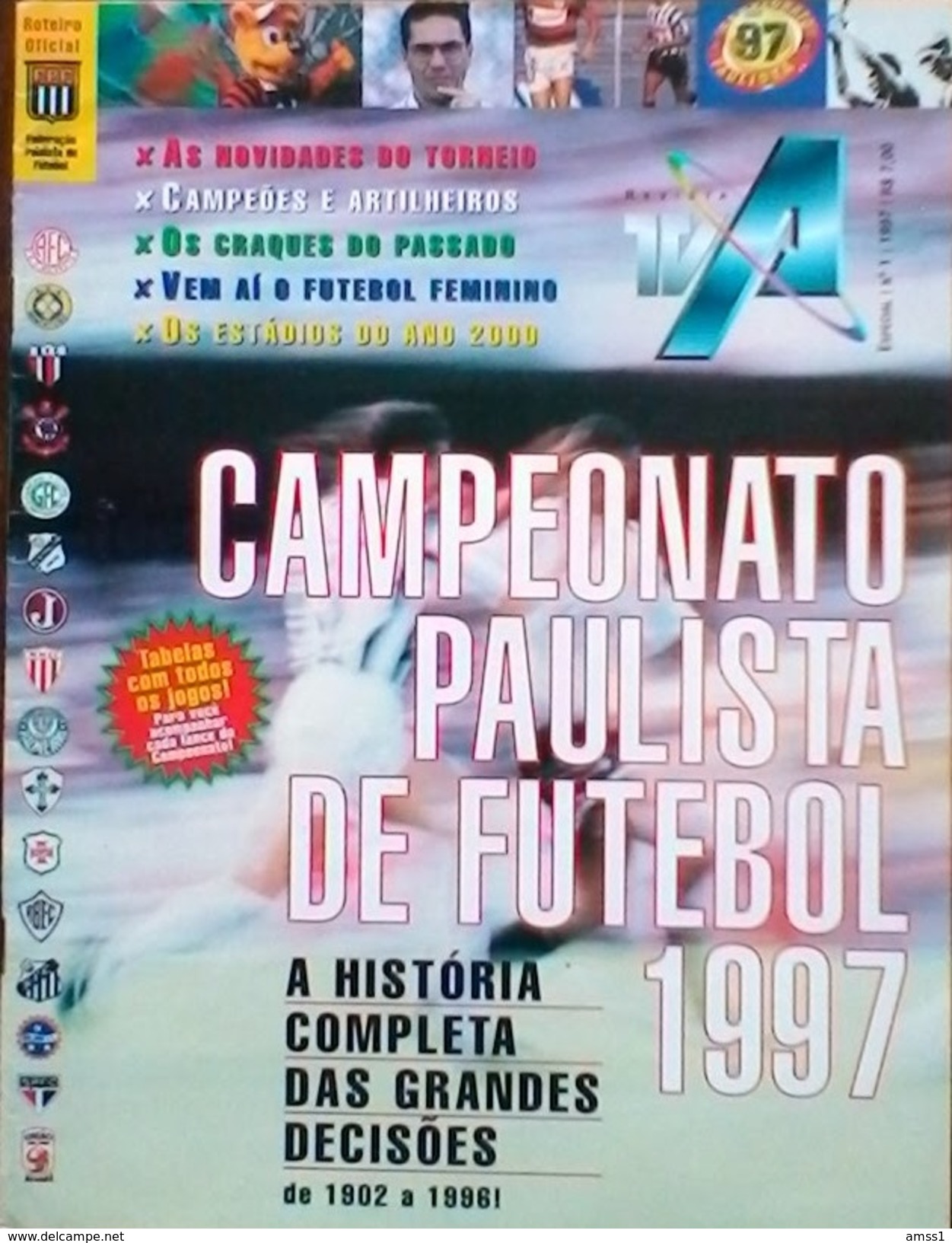 GUIDE DU CHAMPIONNAT PAULISTA (BRÉSIL) 1997 - Autres & Non Classés