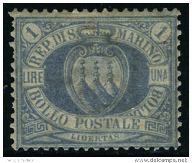 Neuf Avec Charni&egrave;re N&deg; 31, 1l Bleu Gris, Excellent Centrage, T.B. Sassone 2200 &euro; - Autres & Non Classés