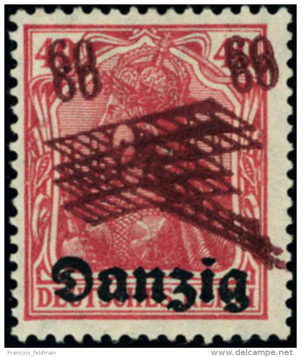 Neuf Avec Charni&egrave;re N&deg;2a. 60p Sur 40p. Double Surcharge. Gomme Diminu&eacute;e, Sinon T.B. - Autres & Non Classés