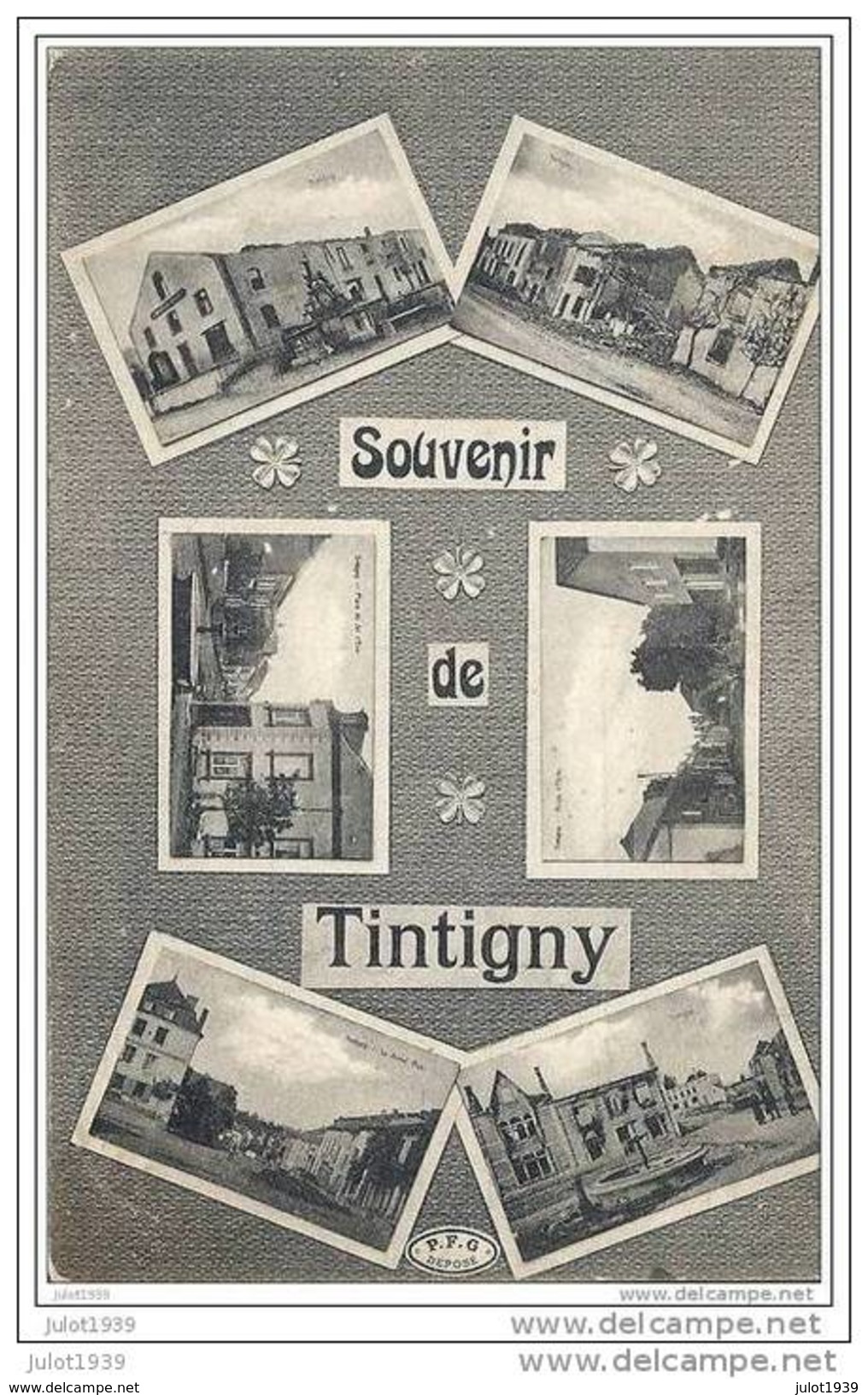 TINTIGNY ..-- Multi - Vues . Vers BRESSOUX ( Mr Mme BLISTAIN - BAYET ) . Voir Verso . - Tintigny