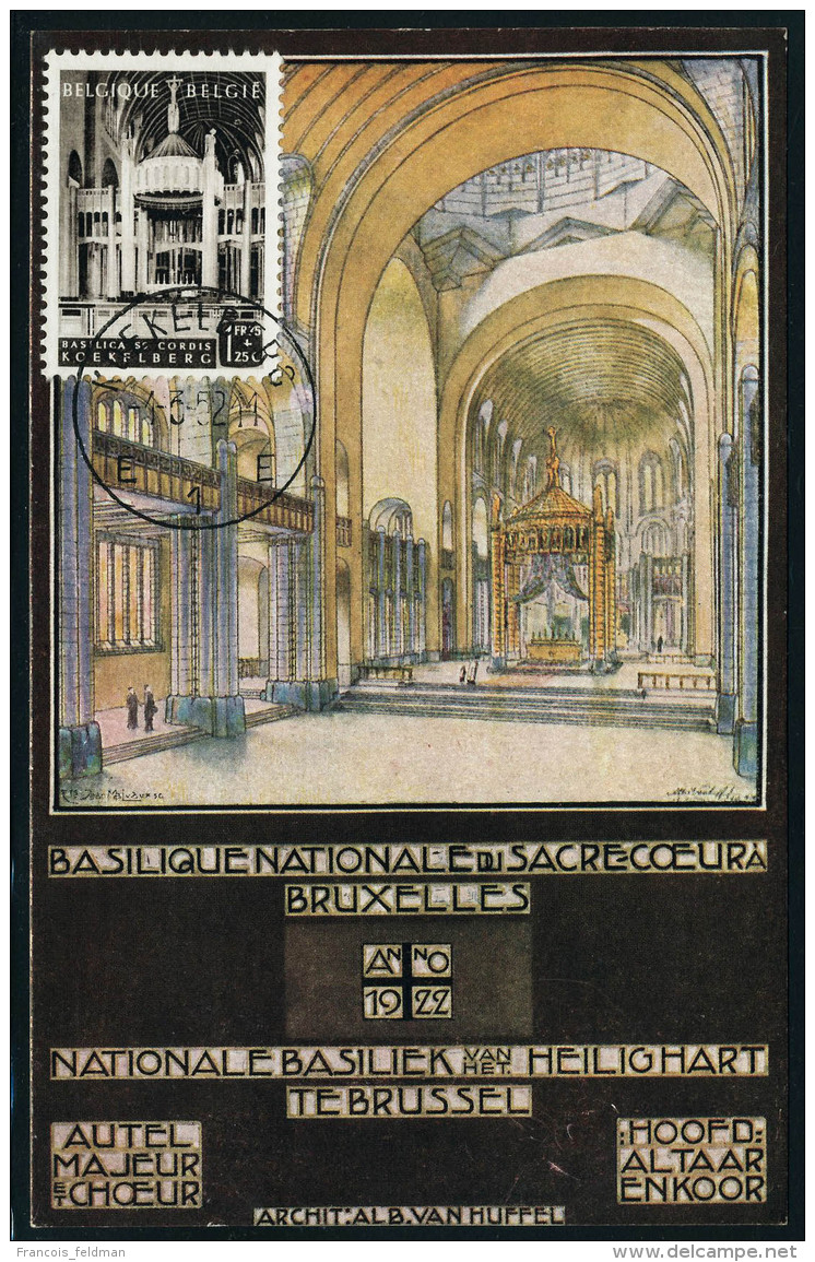 Lettre N&deg; 876/78, 25&egrave; Anniversaire Du Cardinalat De Monseigneur JR Van Roey, Chaque Valeur Avec... - Autres & Non Classés