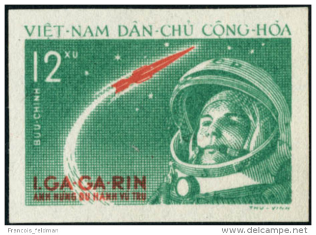 Neuf Sans Gomme N&deg;228/29. La Paire Gagarine. Dentel&eacute;s + Non Dent. T.B. - Autres & Non Classés