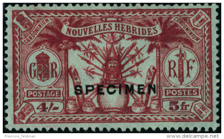 Neuf Sans Gomme N&deg;80/90. La S&eacute;rie Surcharg&eacute;e SPECIMEN. T.B. (sauf N&deg;83). S.G. 250&pound; - Autres & Non Classés