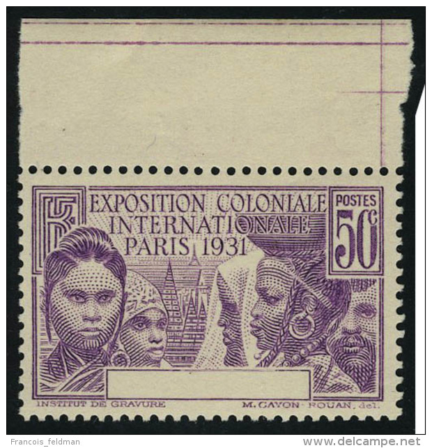 Neuf Sans Charni&egrave;re N&deg; 149/52a, Expo 1931 S&eacute;rie De 4 Valeurs Sans La L&eacute;gende Cameroun T.B.... - Autres & Non Classés